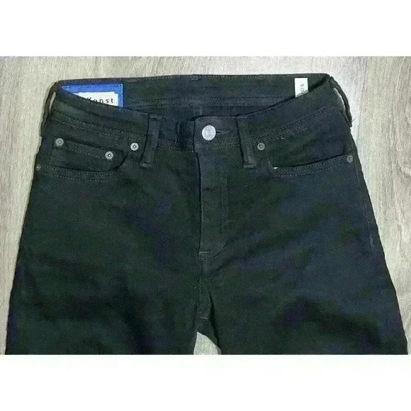 Acne Studios‎ Bla Konst Slim Fit Jeans in Climb Stay Black Size 26 Stretch Denim - Picture 5 of 11